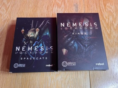 Nemesis Lockdown: ALIEN KINGS + SPACECATS SUNDROP Kickstarter Version geöffnet