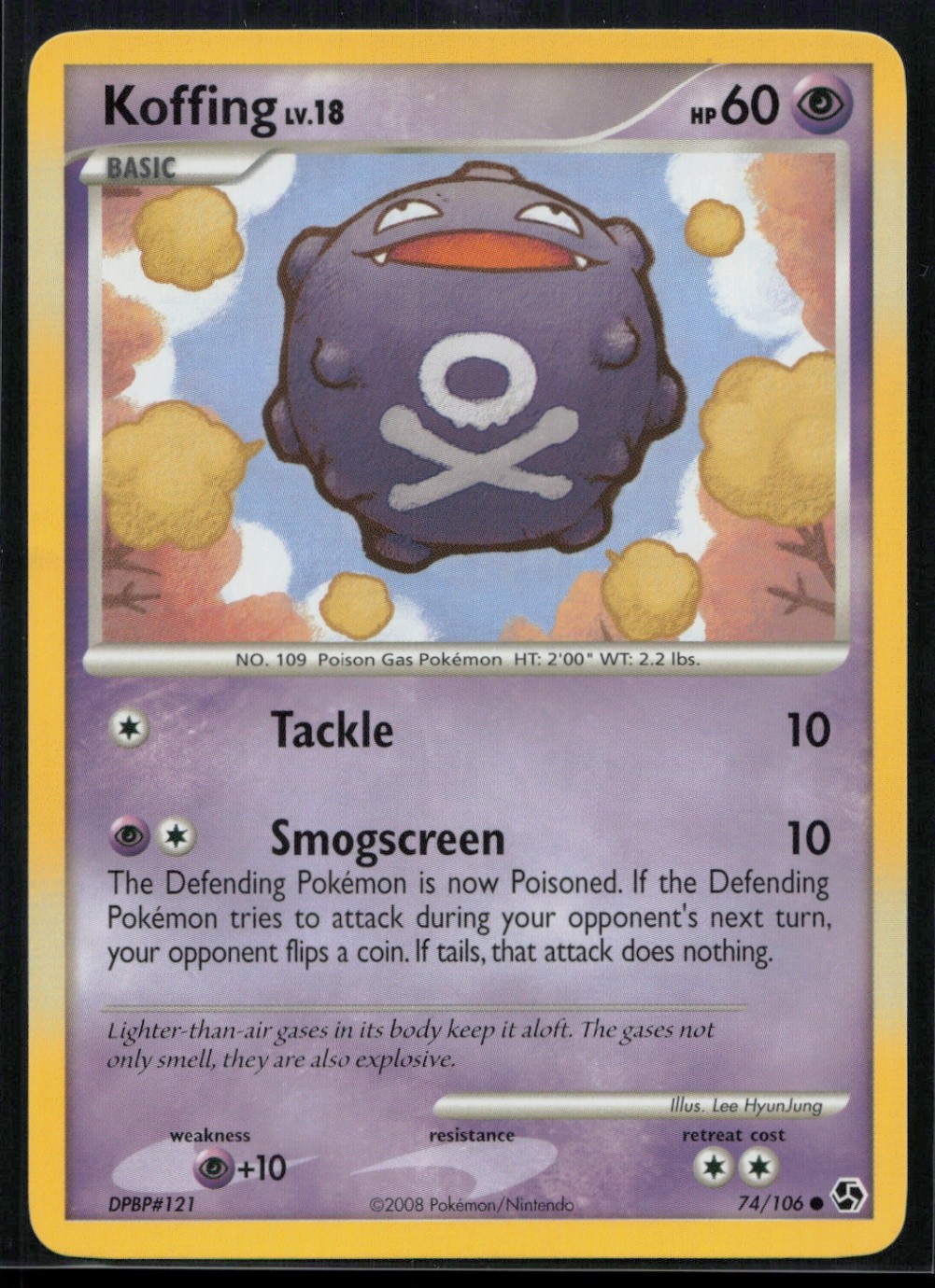 Koffing Common Great Encounters 74/106 NM