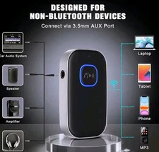 Bluetooth Audio Transmitter Receiver Audio AUX Wireless Adapter For Car Speaker