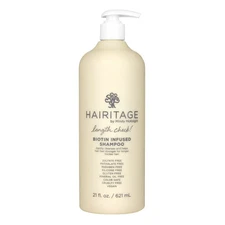 Hairitage Shampoo Length Check Biotin + Castor, for Volume + Thickening, 21 oz.