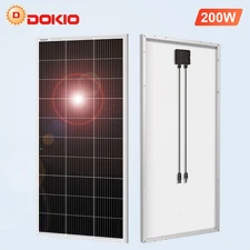 Mono Rigid Solar Panel 200W Solar Power for Roof Installation,Off-Grid Systems
