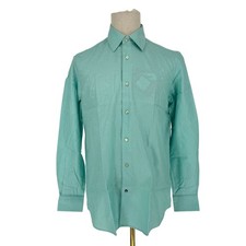 Robert Graham Button Front Shirt Long Sleeve Woven BRUCE M 15.5 STAINED