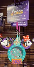 Disney Parks 2026 Walt Disney World Mickey Minnie Photo Frame Ornament NEW