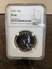 1963 50C Proof Franklin Half Dollar NGC PF66