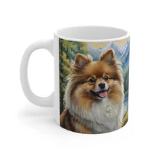 German Spitz Ceramic Mug 11oz
