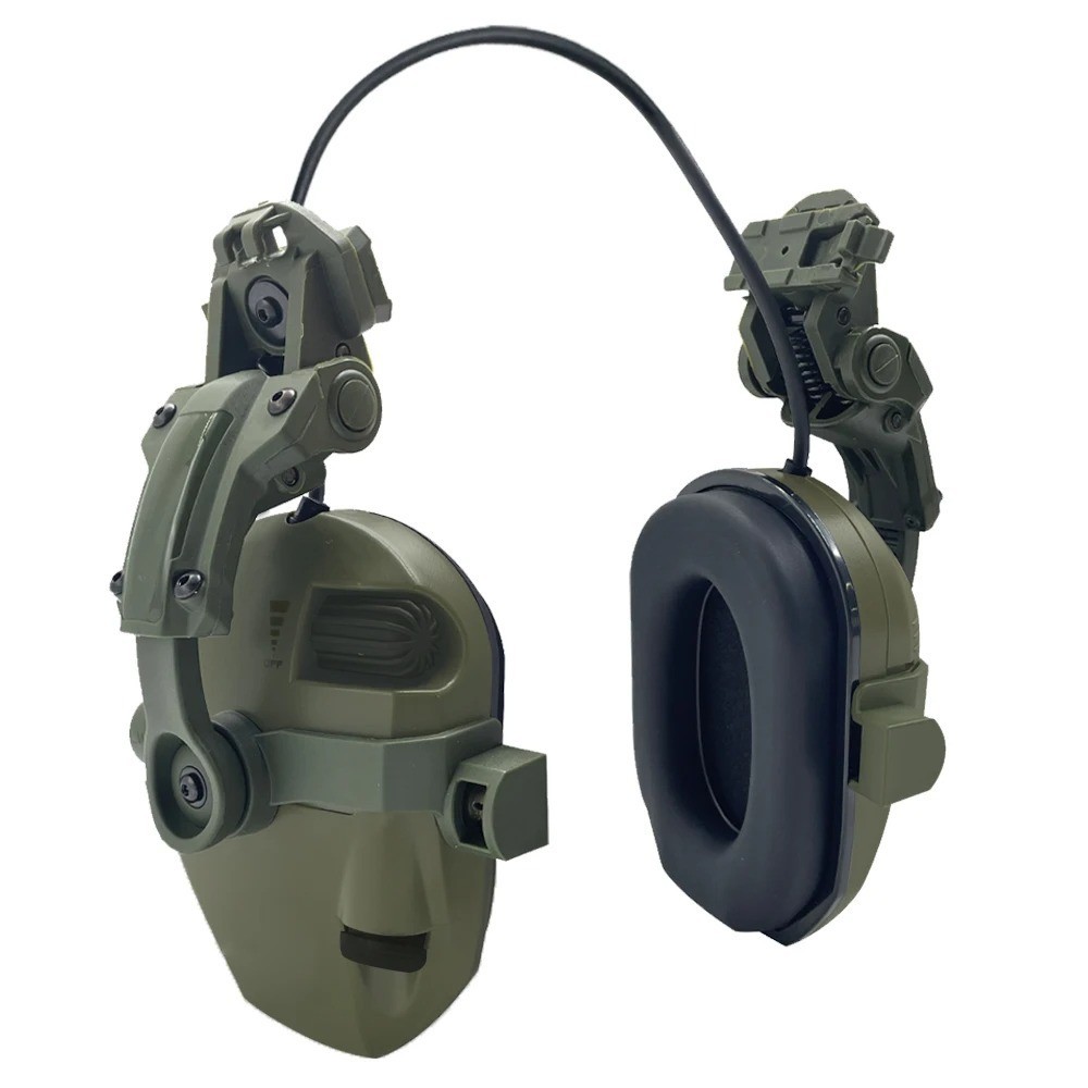 Shooting Earmuffs Tactical Helmet Headset Electronic Hearing