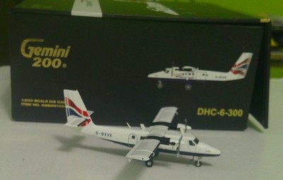 Gemini Jets 1:200  British Airways  DHC-6-300 Twin Otter  #G-BVVK - G2BAW1034