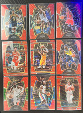 9 Card Lot 2021-22 Select Asia Basketball Tmall Red Wave Brown, Mitchell, Young