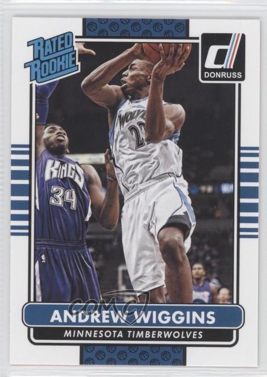2014-15 Panini Donruss Rated Rookies Andrew Wiggins #201 1e9
