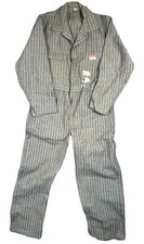 Vtg BIG MAC Penneys Herringbone Denim Work Coveralls 40S Sanforized W. Price Tag