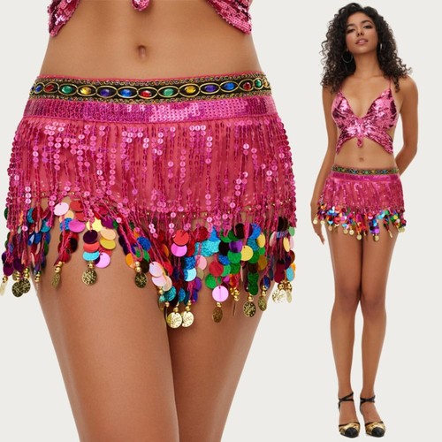 Chain Hip Scarf Belly Dance Accessories Belly Dance Costumes Dance Performance - Picture 12 of 12