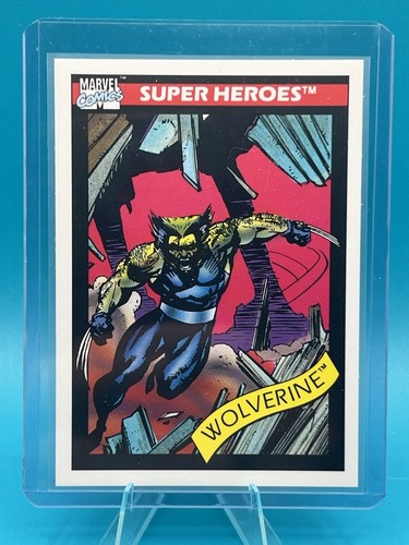 1990 Marvel Universe Series 1 Impel Trading Card - WOLVERINE #37 MINT ...