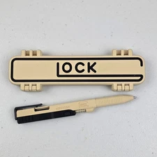 Glock Pen Slide-Action Style 3D Printed w/ Matching Case or Stand TRUSTED SELLER