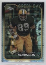 2024 Topps Chrome Prism Refractor Dave Robinson #76 HOF g1m