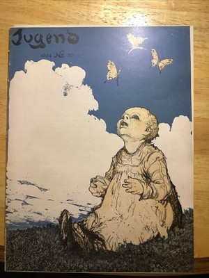 1904 RARE ART NOUVEAU GERMAN COMPLETE MAGAZINE ~ THE JUGEND