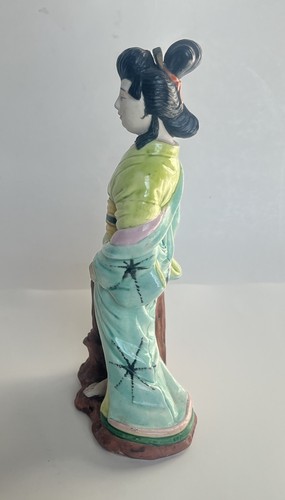 Estatuilla japonesa de colección - Hombre Yamaguchi firmado - Horno Taki 瀧窯 - Imagen 2 de 7