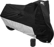 Deluxe Motorcycle Cover, Weather Protection, UV, Air Vents, Heat Shield, Windshi