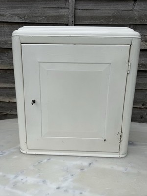 Vintage 30er Jahre Metall Medizinschrank Hängeschrank Industrial