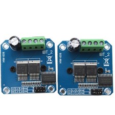2PCS Double BTS7960B DC 43A Stepper Motor Driver Module H-Bridge PWM Driving ...