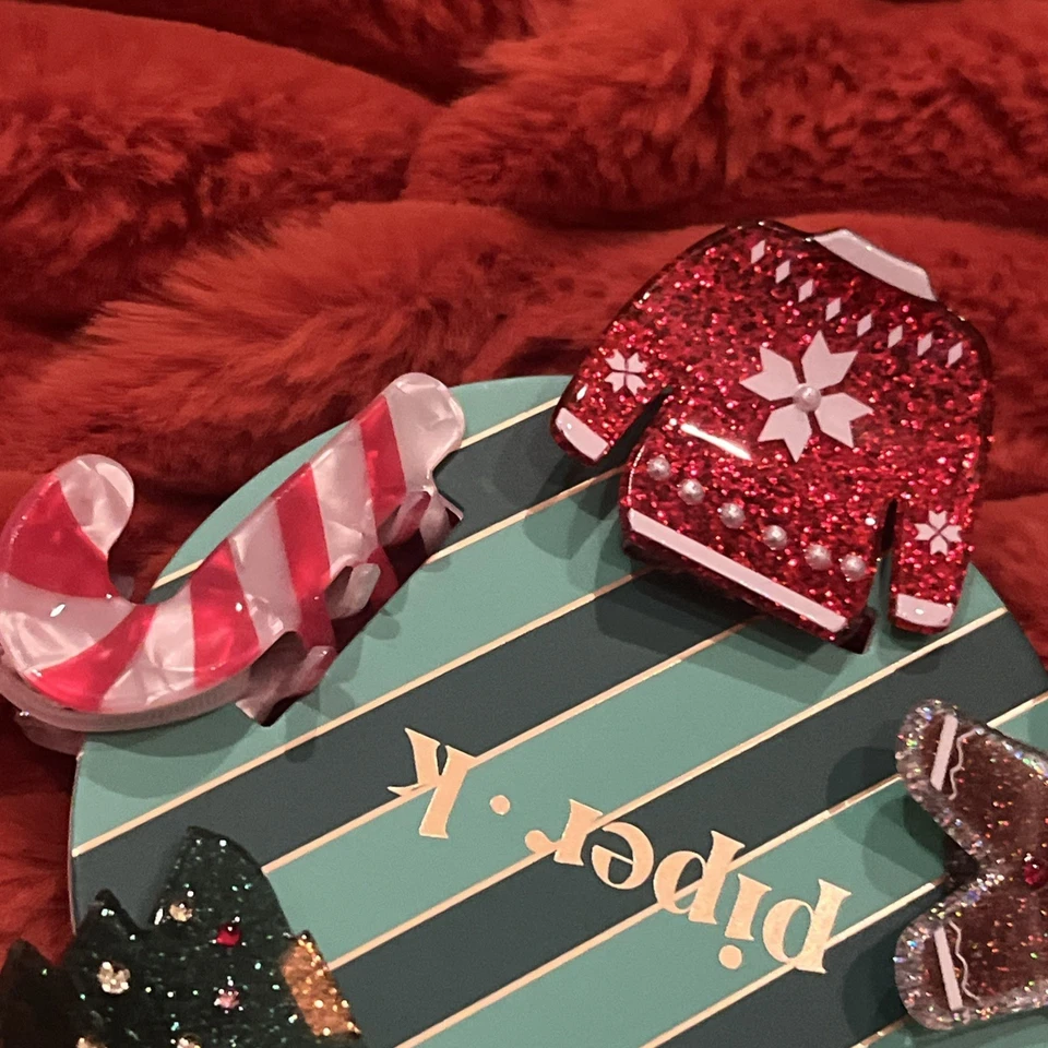 Piper K Mini Rare Holiday claw Hair Clips - Image 4 of 4