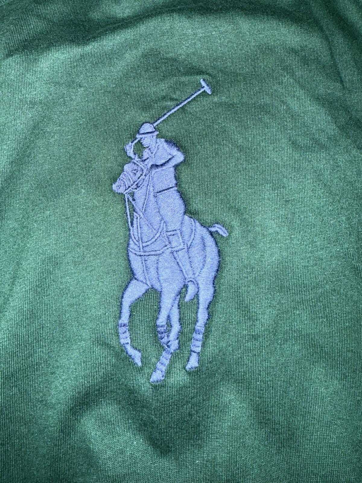 Polo Ralph Lauren t shirt uomo xl T nuova. Big Pony. Verde con frangia viola.