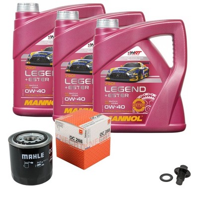 MAHLE Ölfilter 12 L MANNOL Legend+Ester 0W-40 für Jeep Grand Cherokee IV 6.4