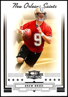 2006 Donruss Threads #74 Drew Brees - FREE SHIPPING!