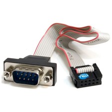 RS232 Serial Port Adapter Cable COM Header 10 Pin Motherboard 20Cm