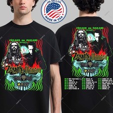 Rob Zombie Freaks On Parade Tour 2026 Concert Tour Graphic Tee Shirt