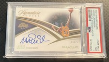 2024-25 Panini Immaculate Magic Johnson Signature Moves Auto 4075 Psa 7