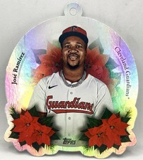 2025 Topps Holiday Oversized MLB Ornament Card JOSE RAMIREZ Guardians #OO-18