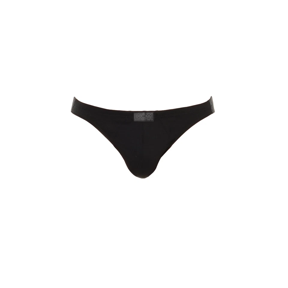 Hom Caballero Comfort Micro Brief 100% Algodón - Negro - Imagen 2 de 2