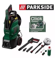 Parkside 2400W High Power Pressure Washer Jet Wash Car Patio Cleaner + Acces