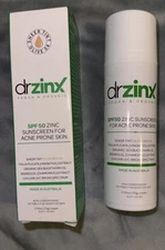 drZinx Vegan Organic SPF50 Zinc Scalp Sunscreen 70g/2.50oz - Sheer Tint Olive 04