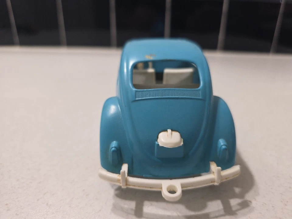 Vintage 1969 Hubley Mighty Metal Beetle Bug No. 1480 Blue - Image 2 of 4