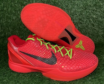 Nike Kobe 6 VI Protro Reverse Grinch Basketball Shoe Size 16 FV4921-600 Tried On