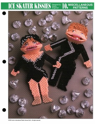 Ice Skater Kissies | Annie's Plastic Canvas Club Miscellaneous PCC431-04
