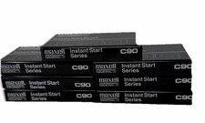 Maxell New 7 Pack Professional Industrial Communicator Series C90 Cassettes