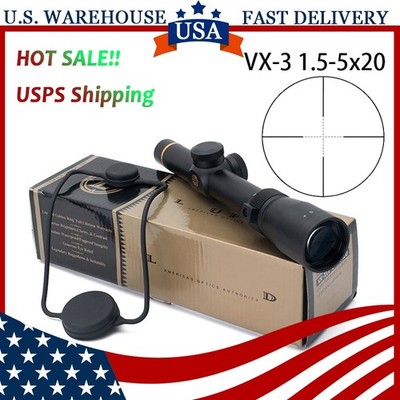 LP Vx-3 1.5-5X20 Long Range Riflescope Mil-Dot Parallax Optics Hunting in US