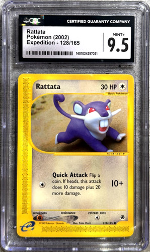 Rattata graded CGC 9.5 for sale on eBay