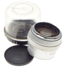 CARL ZEISS CONTAREX CHROME 1:1.4/55 PLANAR 1.4 f 55mm FAST PORTRAIT CAMERA LENS