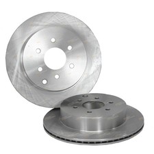 2 Rear Disc Brake Rotors for Nissan R51 Pathfinder Terrano 2005-2013 Pair 4x4