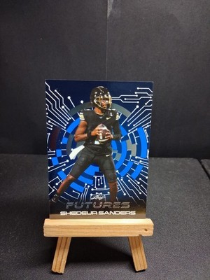 ☆FIELD EARTH CV157 2024-2025☆ Shedeur Sanders 2024 Leaf Futures Multi Sport Blue Foil Parallel