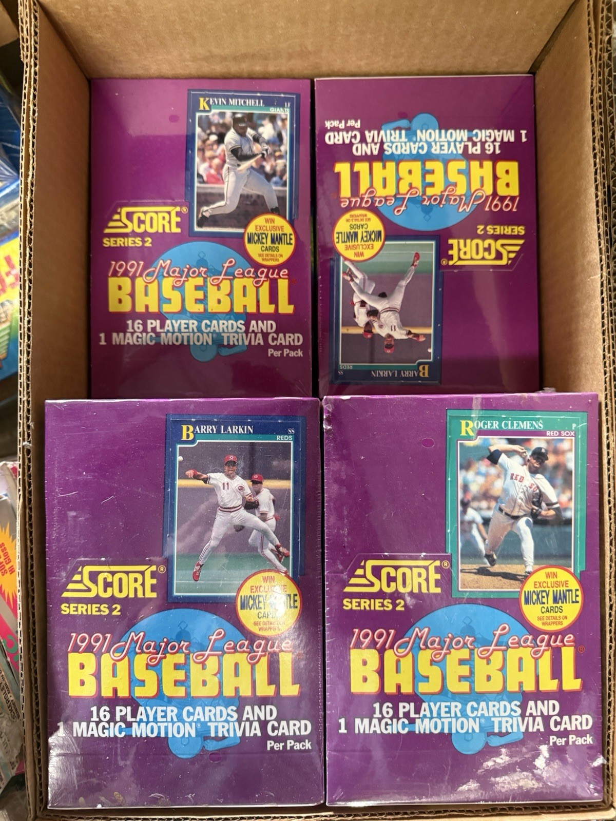 1991 Score Major League Baseball Factory Sealed Series 2 (36 Packs) 👀🔥