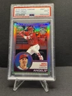2018 Topps Chrome Mike Trout PSA 9 1983 Topps Refractor