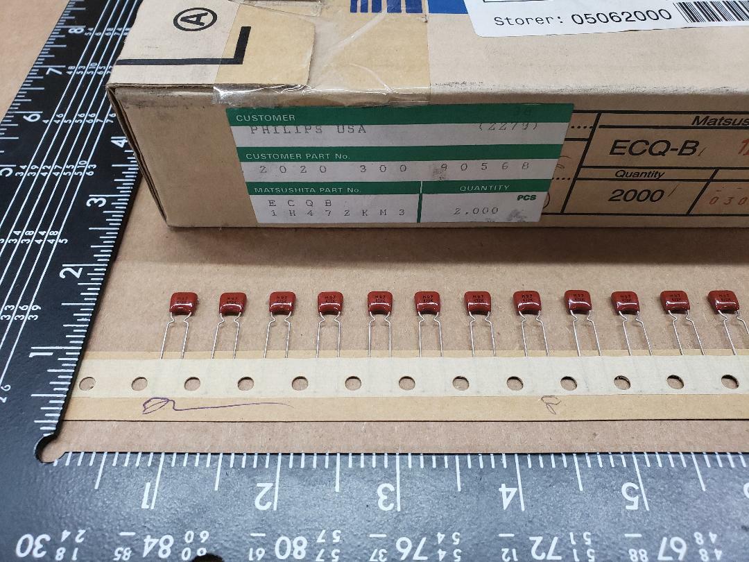 その他 85 50 pcs) ECQ-B1H472KM3 Panasonic, 0.0047uF 50V 10%, Polyester Film