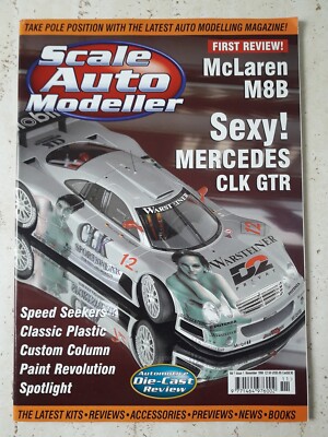 SCALE MODELLAUTO Nr.11 Bj 1998 Sexy Mercedes CLK GTR McLaren M8B 