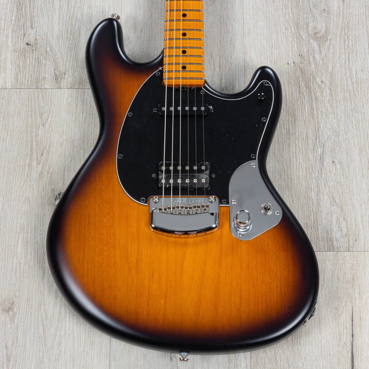 Ernie Ball Music Man Dustin Kensrue StingRay Guitar Dark Satin Tobacco Burst