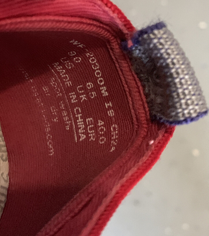 Keds Women Tennis Shoes Sneaker Size 7.5 Red WF31300
