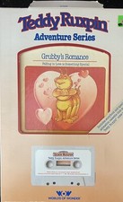 Vintage Teddy Ruxpin Adventure Series Book  Cassette Grubby's Romance 1985